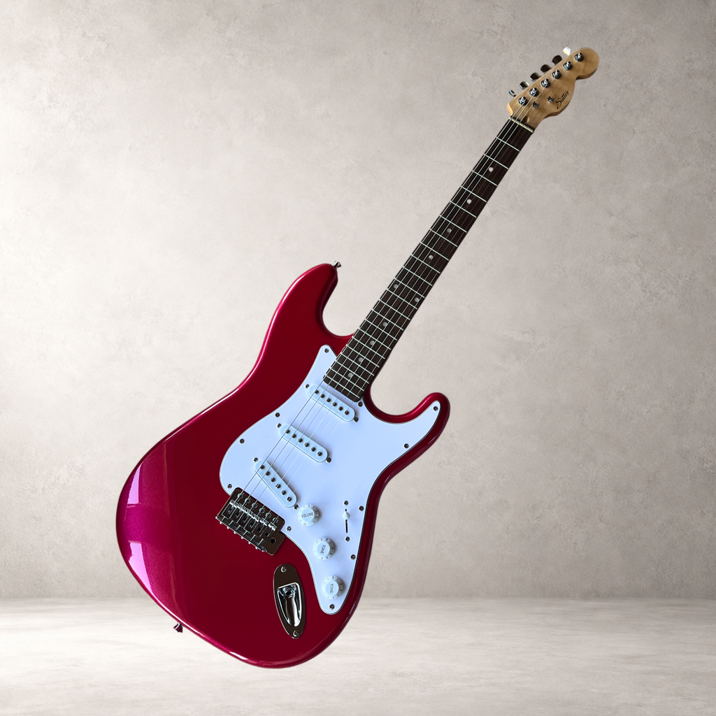 Sutter Guitars Candy Apple Red Strat-Style E-Gitarre